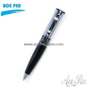 Metal twist-action pen for lady