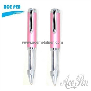 Retractable metal ball pen with fashion design