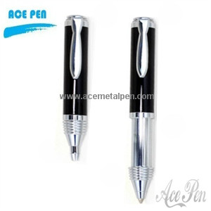 Retractable metal ball pen with fashion design