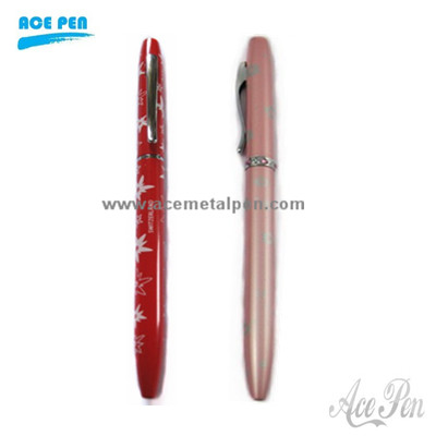 Cheap Silk Screening Slim Metal Ball Pen
