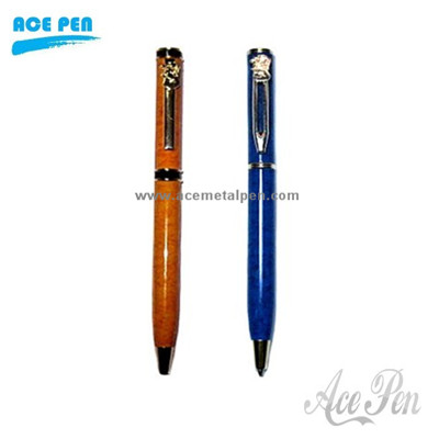 Slim metal ball pen