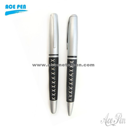 Leather Roller Ball Pen