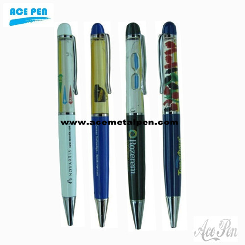 Promotional liquid floating pen