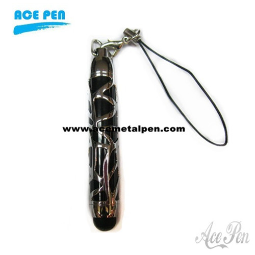 Steampunk Pen Mini Touch Stylus Bullet Pen with etching on the tube
