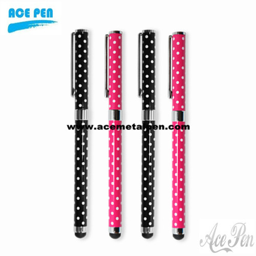 Touch Stylus Roller Ball Pen with printing