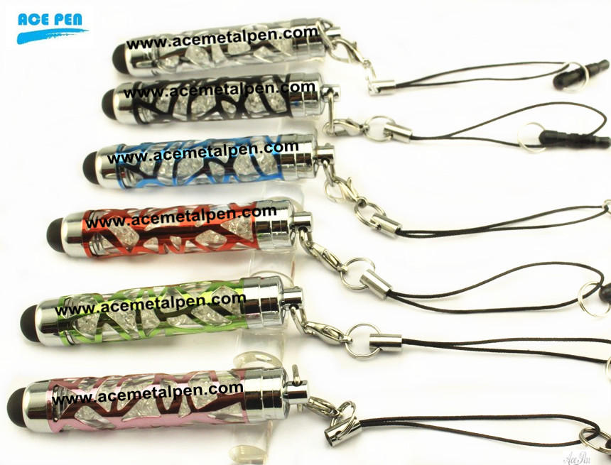 Mini Crystal Touch Stylus with etching tube