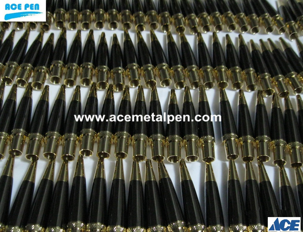 Round Top Stylus Sierra Pen Kits in 24kt gold +gun metal+Stylus