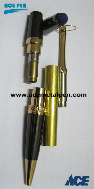 Flat Top Sierra Pen Kits in Gold+Gun Metal+Stylus