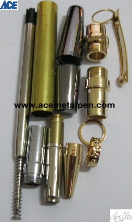 Flat Top Sierra Pen Kits in Gold+Gun Metal+Stylus