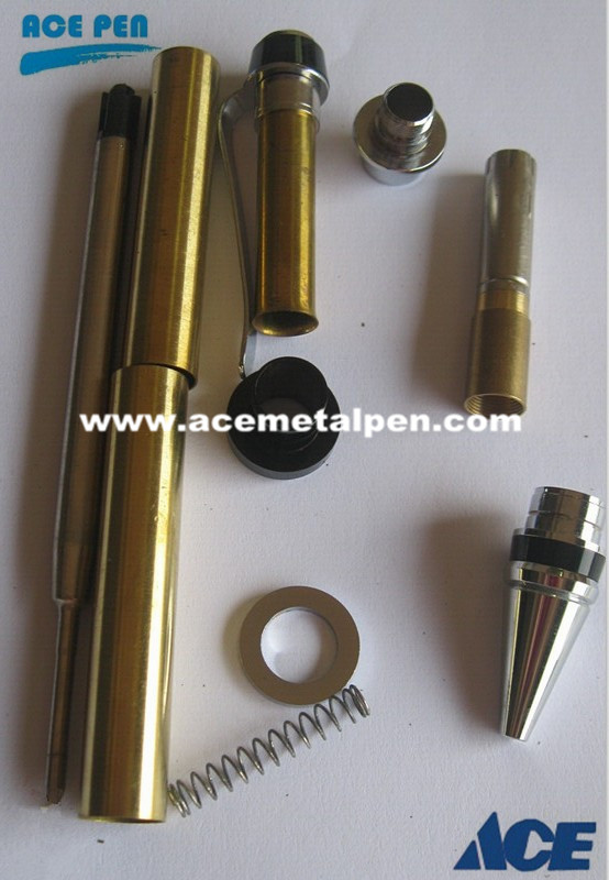 Cigar Pen Kits in Chrome& Black Titanium(PD)