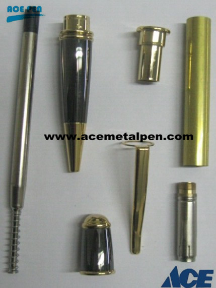 Gatsby Pen Kits in Chrome/Black Chrome