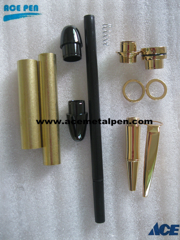 Rollerball Pen Kits in Black Titanium Finish