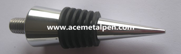 Bottle Stopper in Chrome
