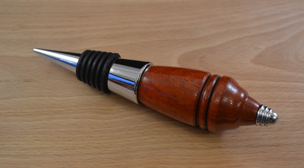 Bottle Stopper in Chrome