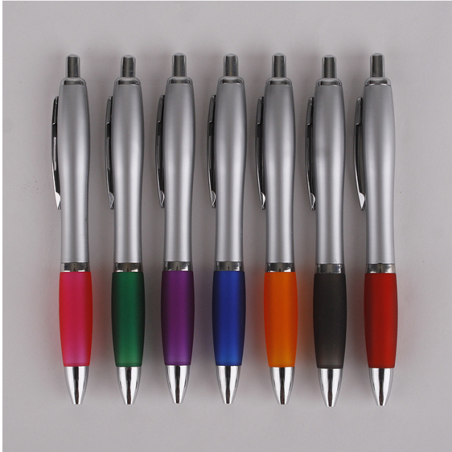 Click Version plastic ball point pen for promotion gift