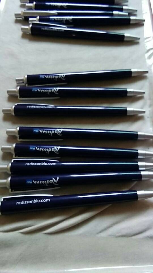 Click Plastic Ball pen for hotel promotion