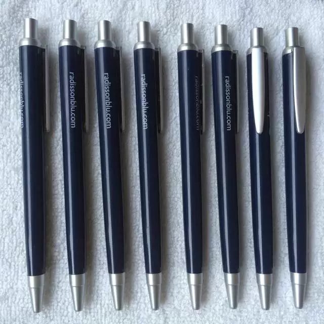 Click Plastic Ball pen for hotel promotion