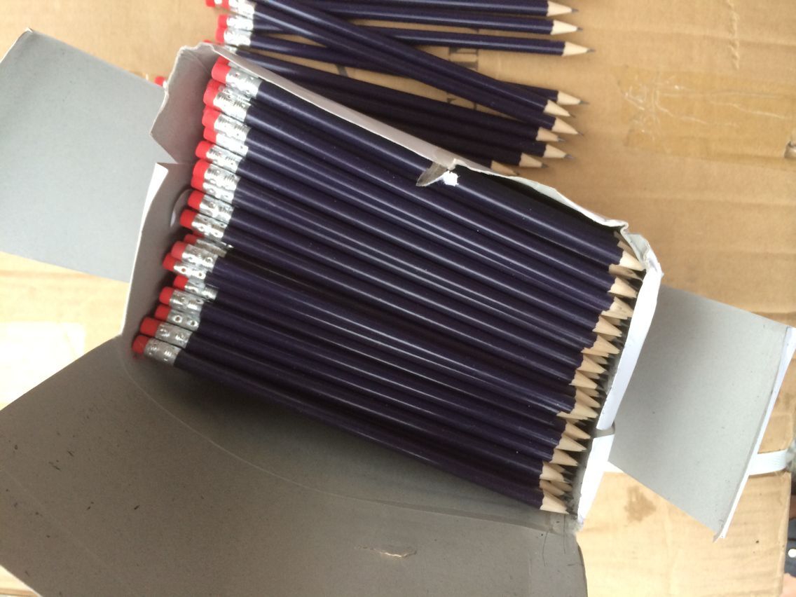 Black wood promotion pencils