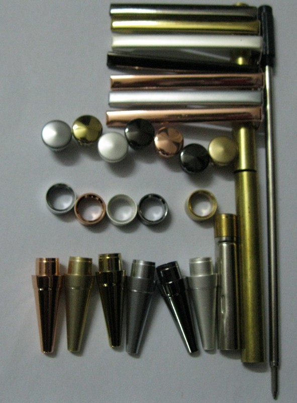 7mm Slimline Pen Kit - 24kt Gold Plating