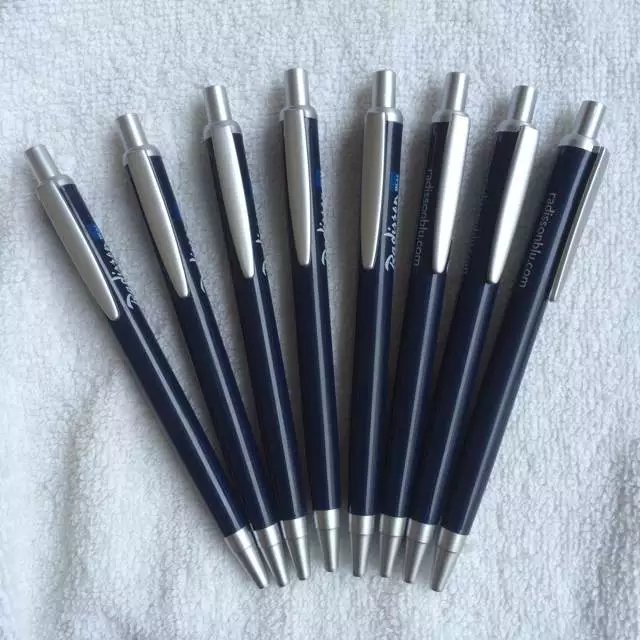 Click Plastic Ball pen for hotel promotion
