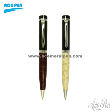 Executive leather ball pen