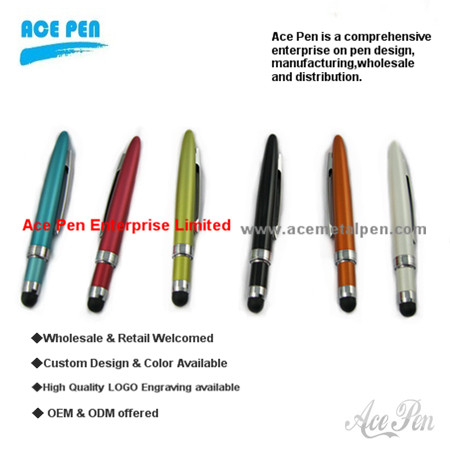 2-in-1 Stylus Touch Pens with elegant design